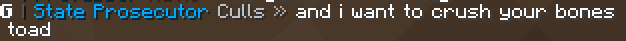 Culls threatening ToadKing